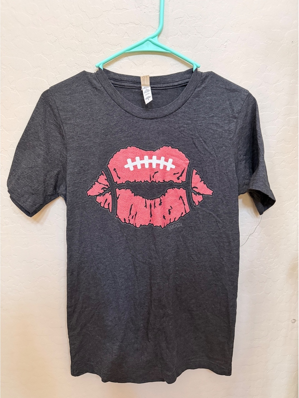 Canvas football graphic t shirt
